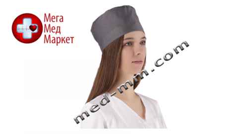 Купить Медицинская шапочка серая №3 цена, характеристики, отзывы